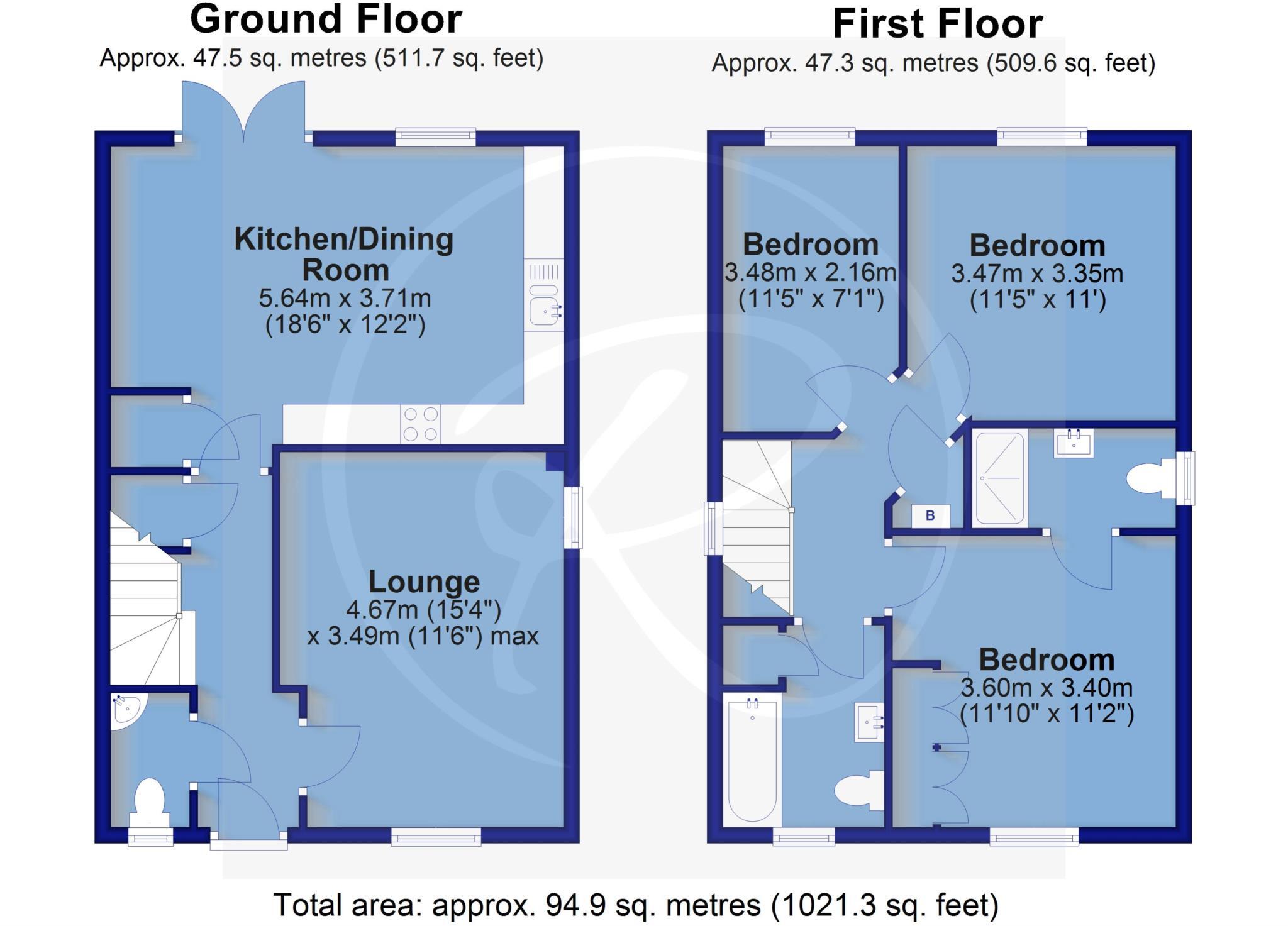 Blackmore Avenue, Bideford floorplan