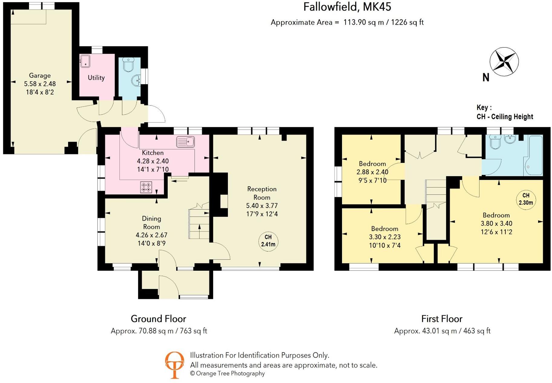 Fallowfield, Ampthill, MK45 floorplan