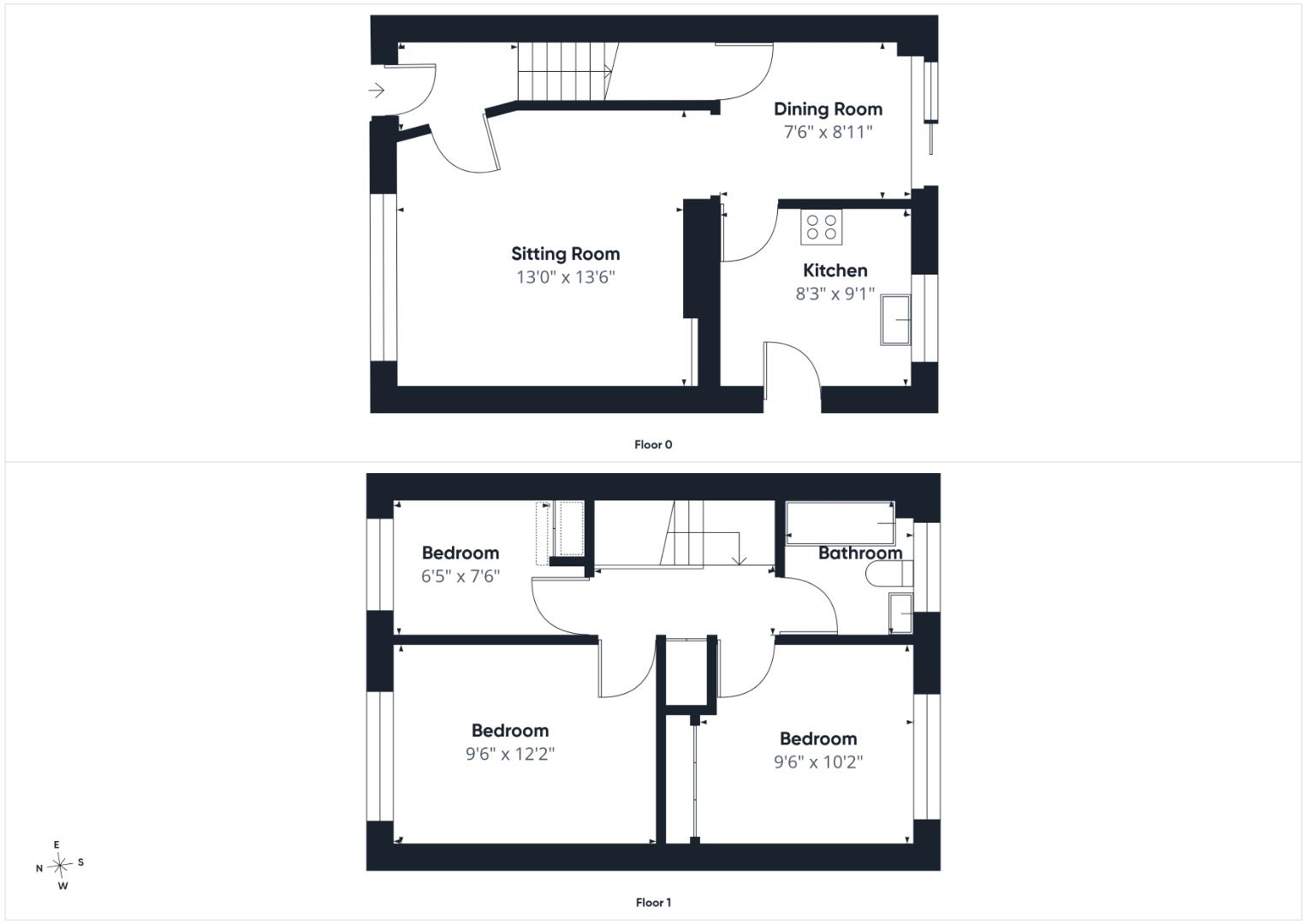 Quantock Drive, Ashford TN24 8QZ floorplan