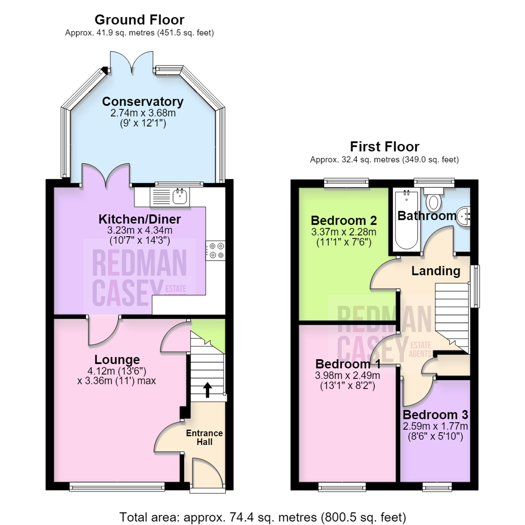 Abraham Street, Horwich, Bolton floorplan