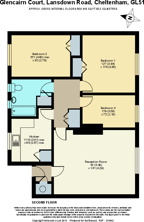 Lansdown Road, Lansdown, Cheltenham, GL51 floorplan