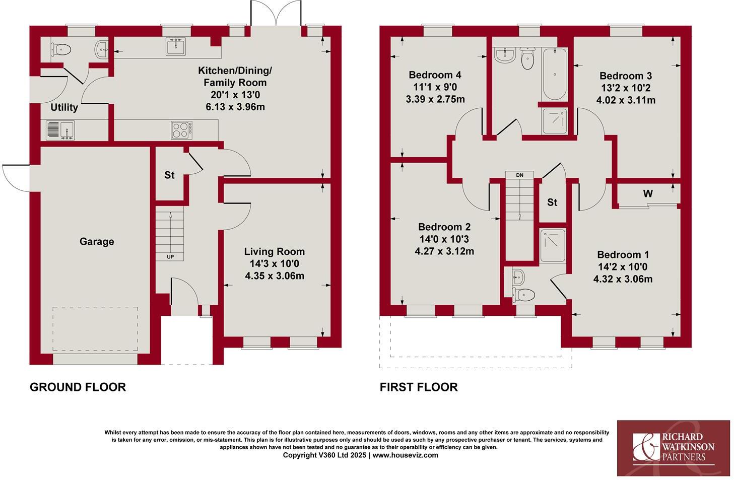 FLOORING INCLUDED | No. 253 Ellingham, Sherbourne, Radcliffe on Trent, Nottingham floorplan