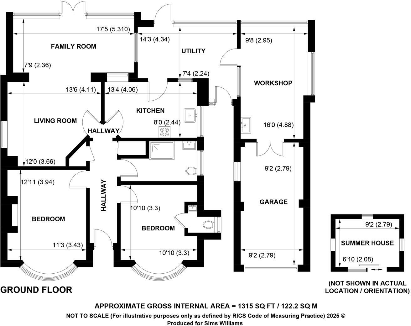 Roundle Road, Felpham floorplan