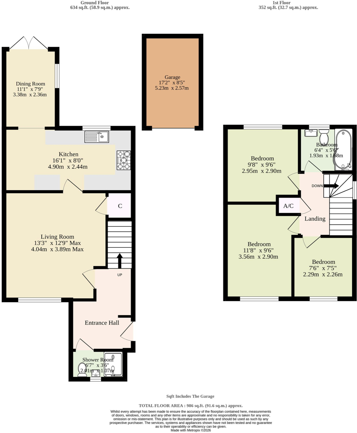 Appledore Drive, Carlton Colville, Lowestoft, NR33 8DJ floorplan