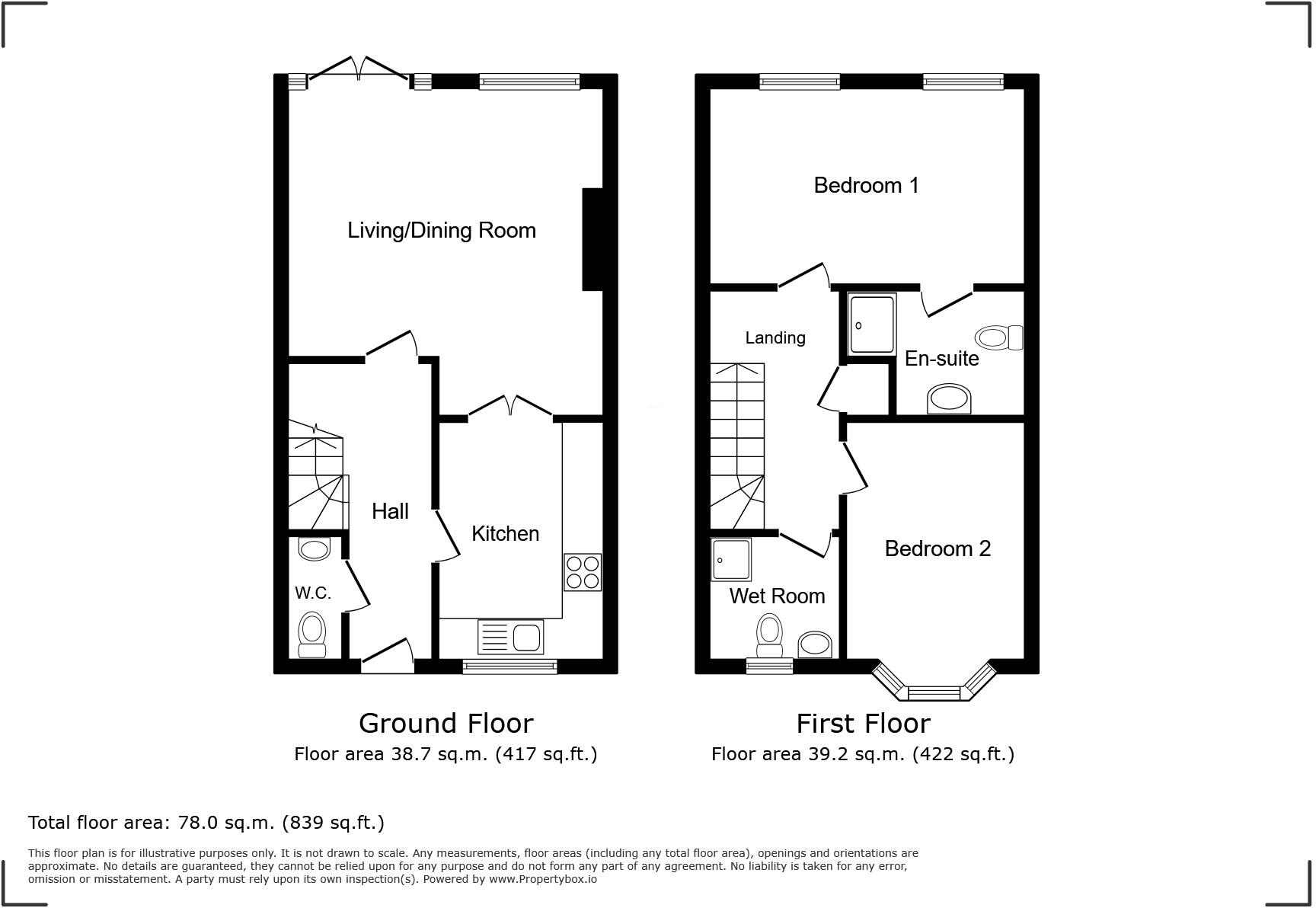 Hurst Point View, Totland Bay, Isle of Wight floorplan