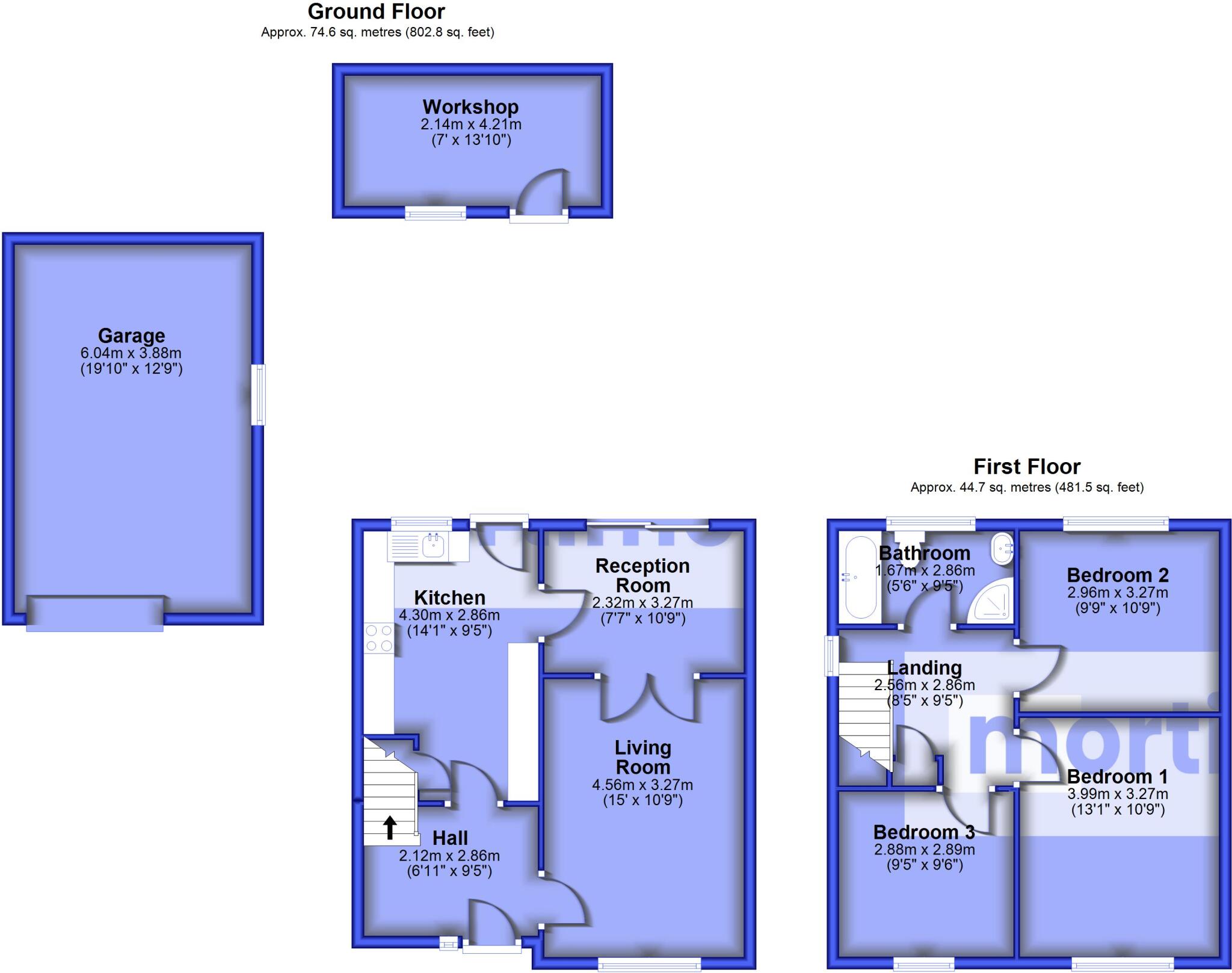 Elm Close, Rishton, Blackburn, Lancashire, BB1 floorplan