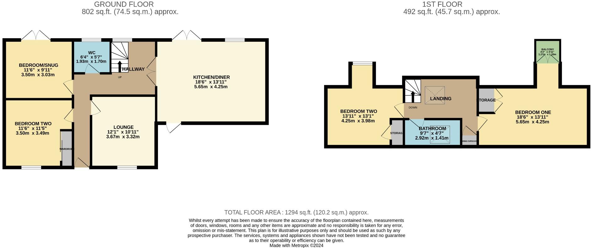 North Town, Petrockstow, Okehampton, Devon, EX20 floorplan