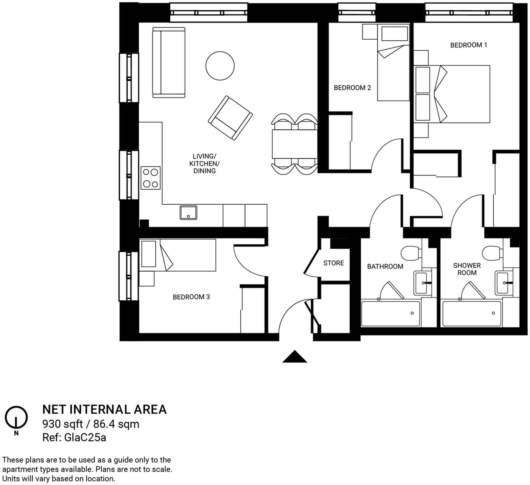 Glassworks, Greenford, London floorplan