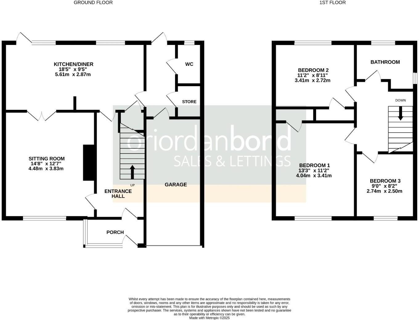 Keswick Drive, Boothville, Northampton NN3 floorplan