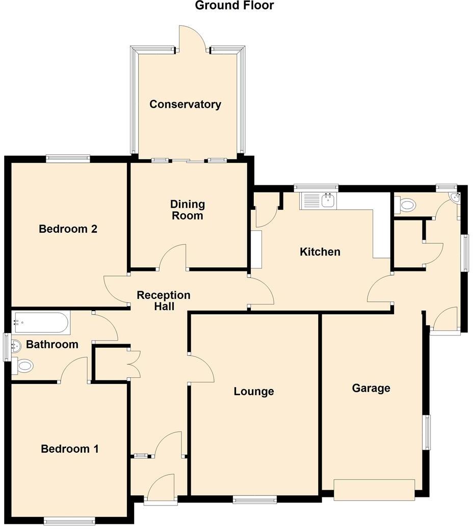 Bryn Celyn, Conwy floorplan