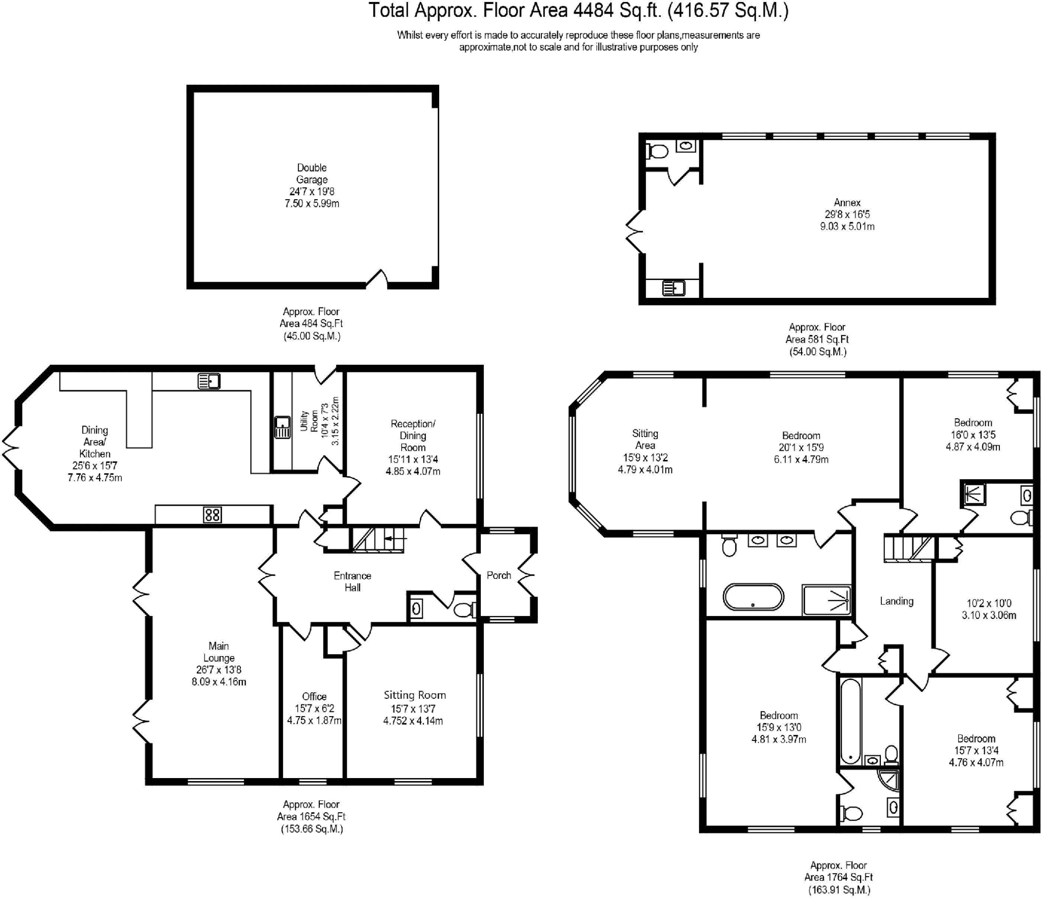 Stoneacre, Crow Lane, Dalton, Lancashire floorplan