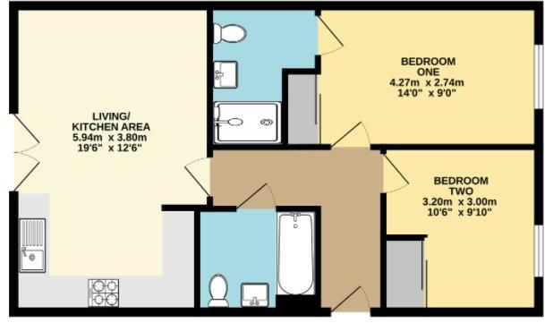 Money Mead, Dunstable floorplan