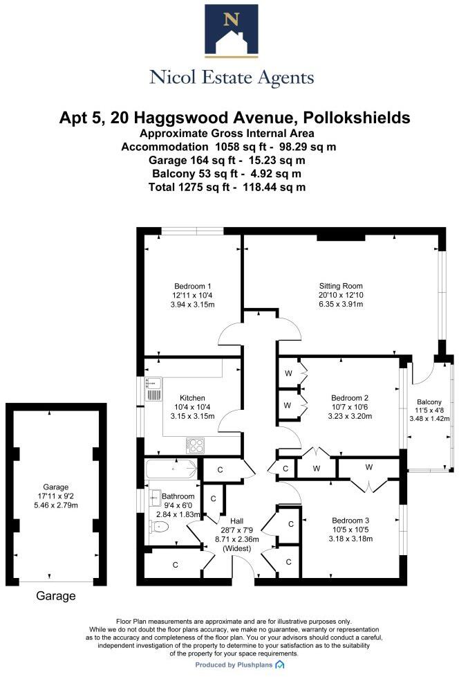 Haggswood Avenue, Pollokshields floorplan