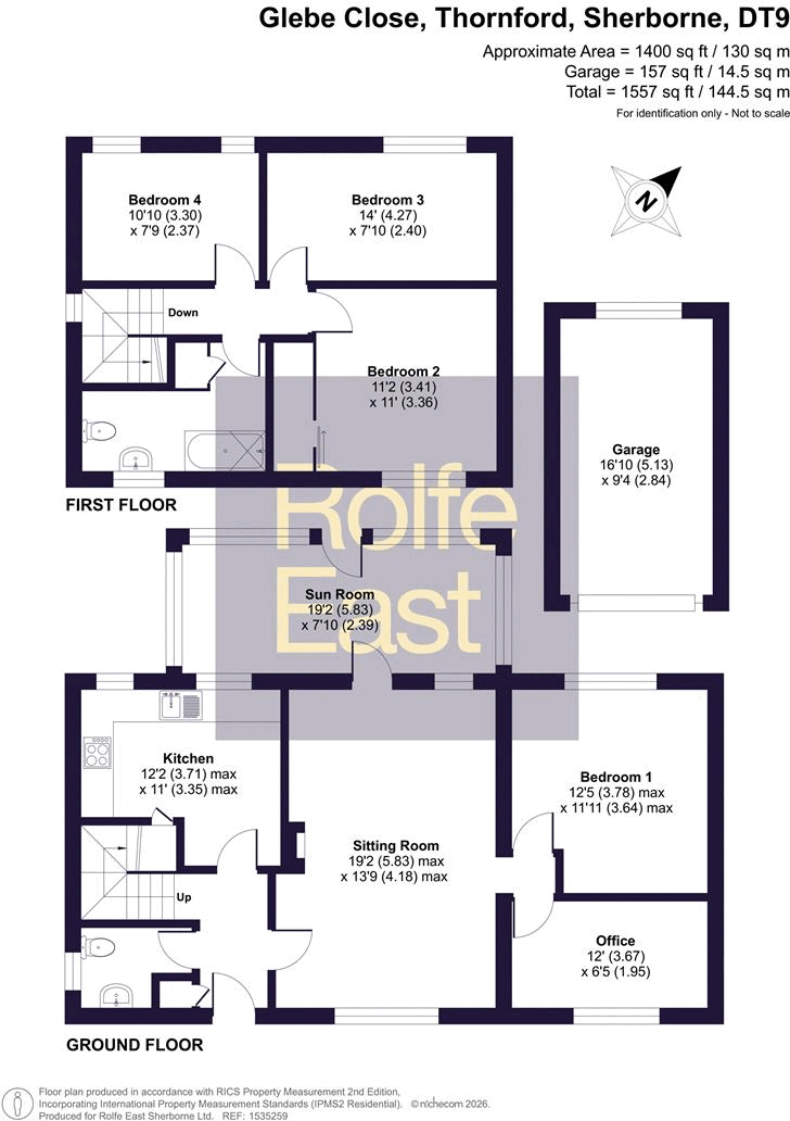 4, Glebe Close, Thornford, Sherborne floorplan