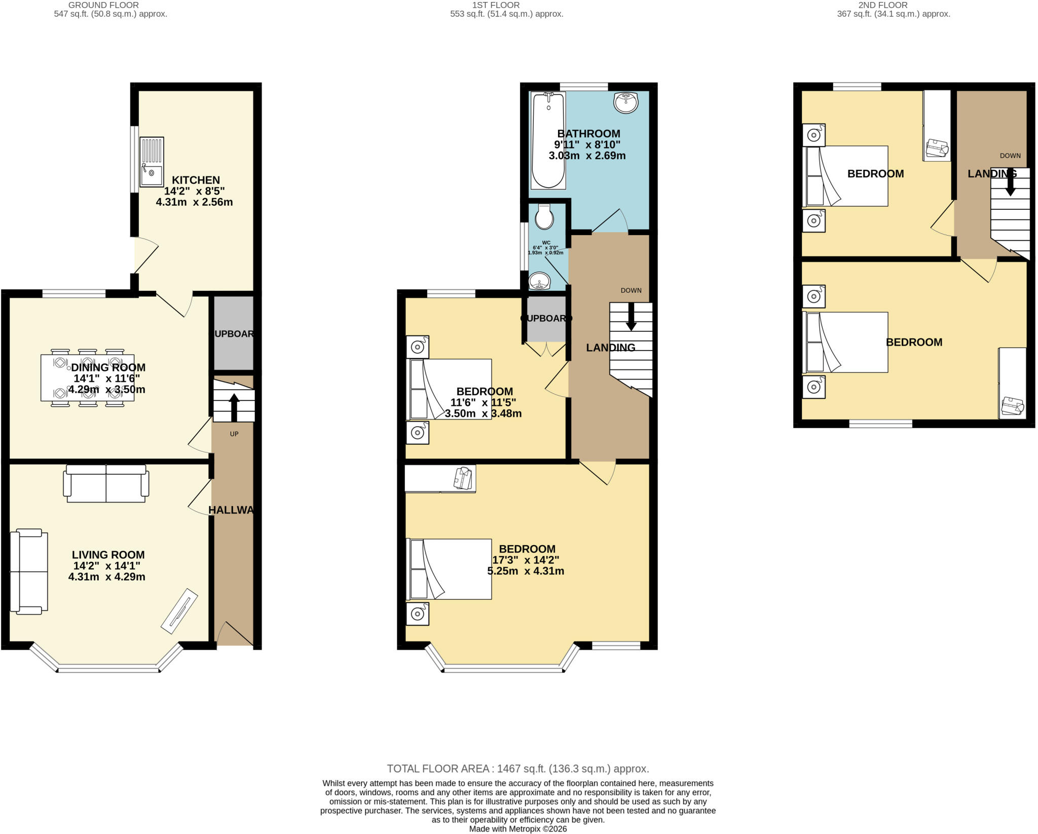 Westmoreland Grove, Bridlington, East  Yorkshire, YO15 floorplan