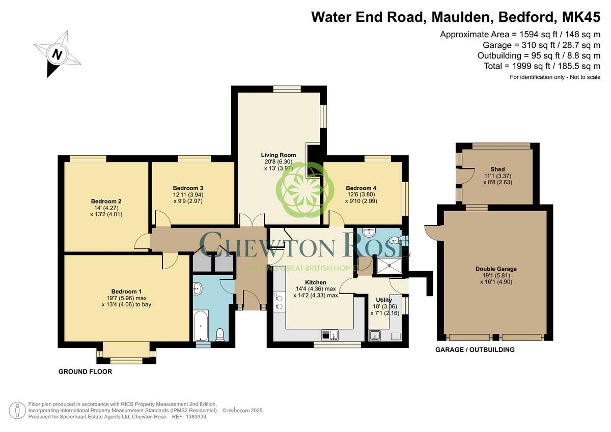 Water End, Maulden floorplan