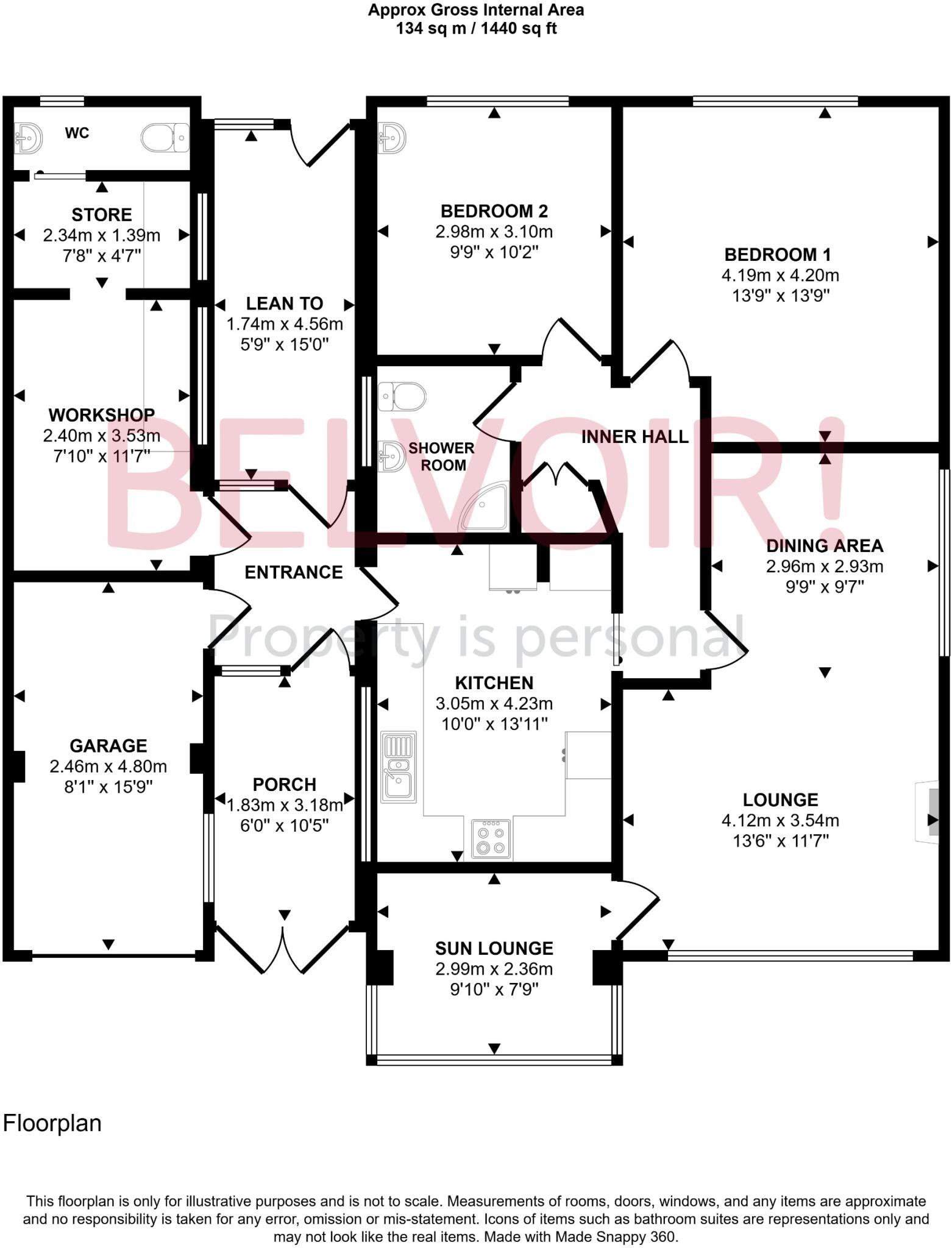 Southgate, Pinchbeck, PE11 floorplan