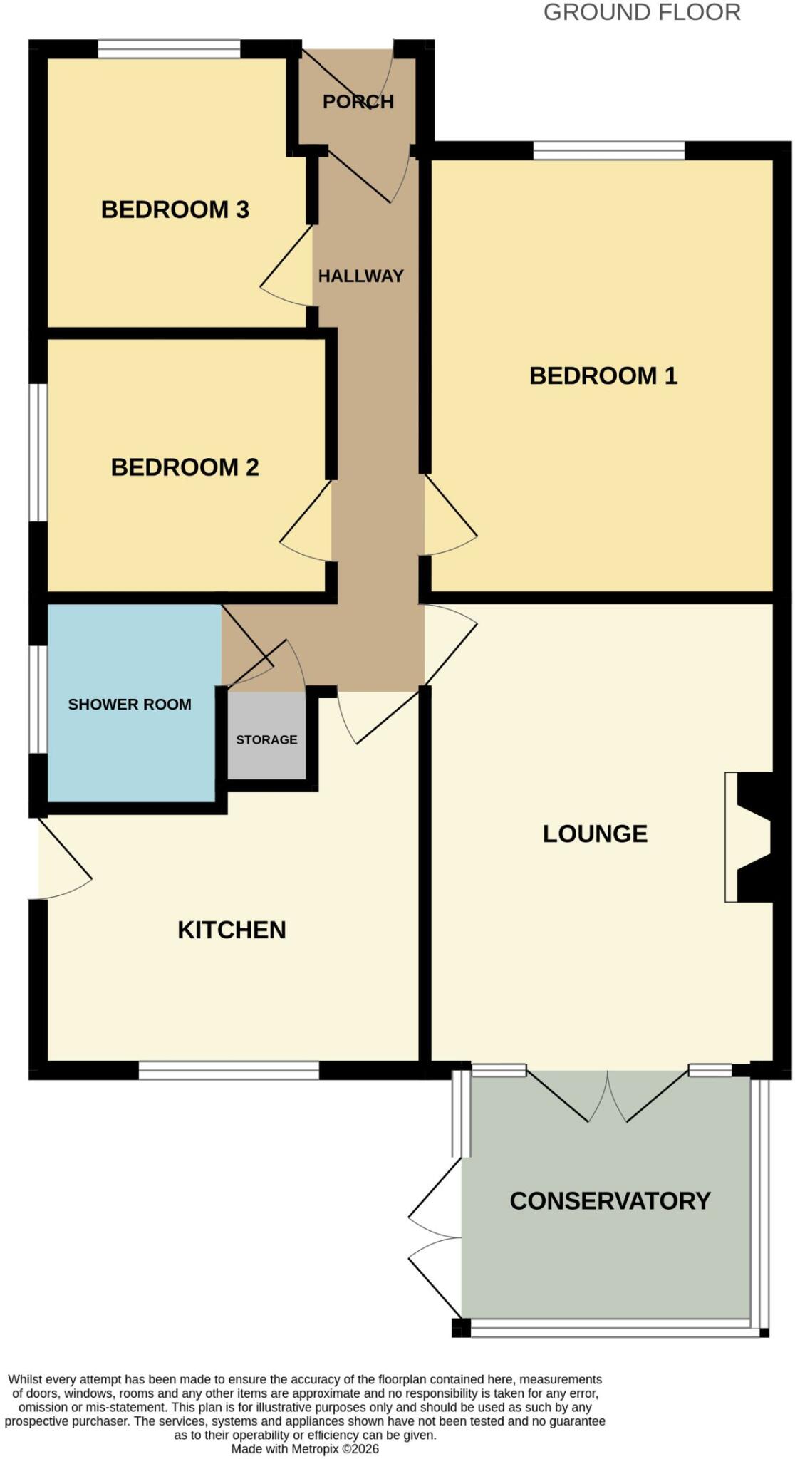 Woodlands Close, Great Clacton floorplan