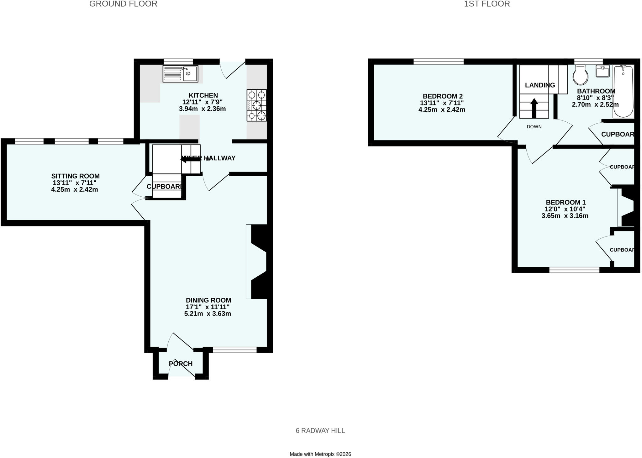 Radway Hill, Bishopsteignton, Teignmouth, Devon floorplan