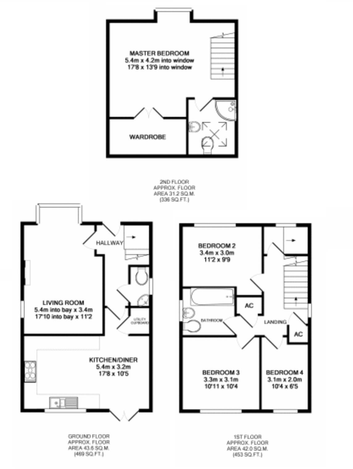 York Rise, Bideford floorplan