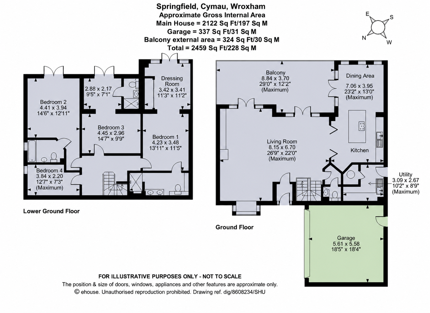 Cymau, Wrexham, LL11 floorplan