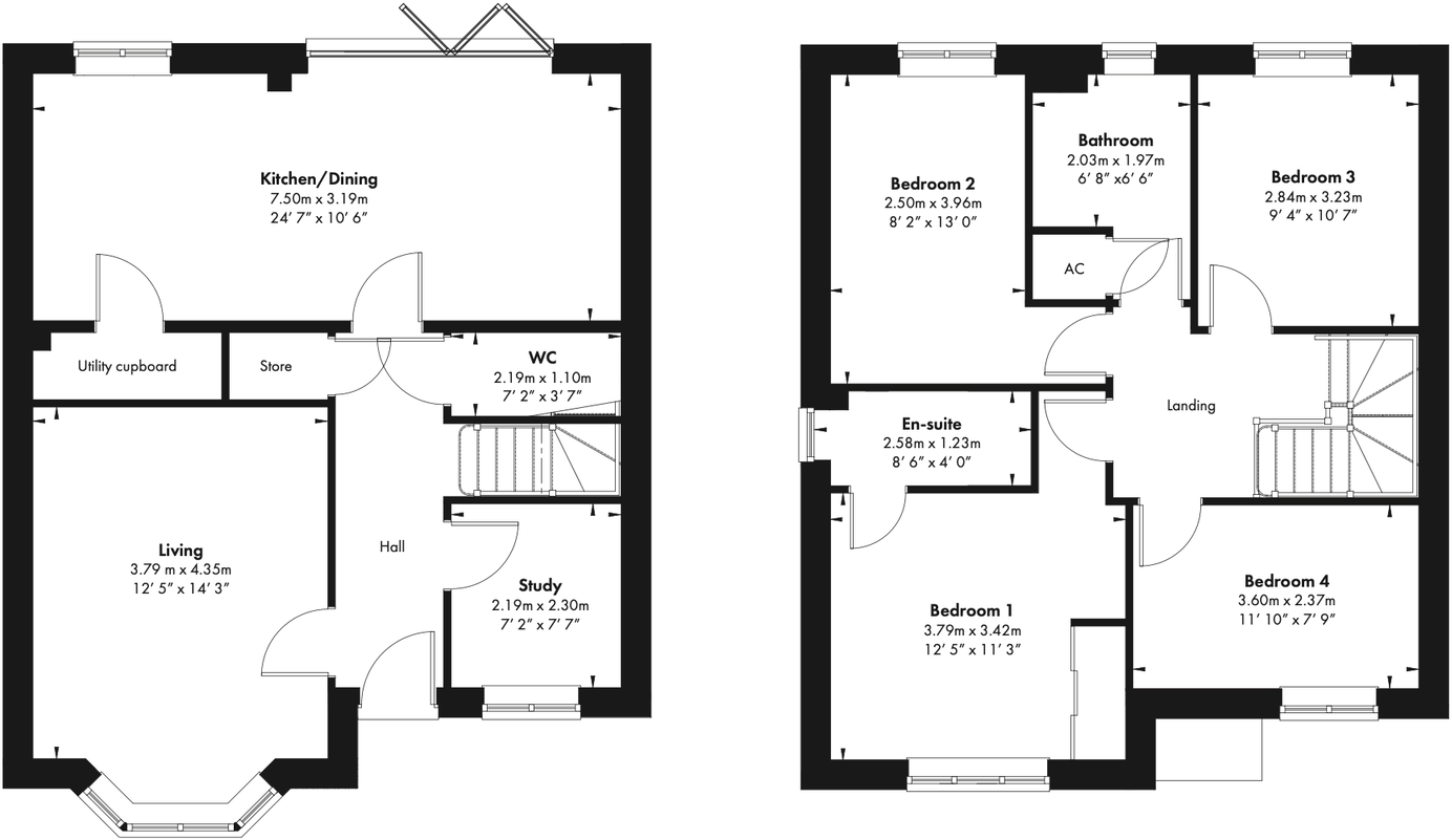 The Whittington,Plot 6,  Wykin Lane, Stoke Golding floorplan
