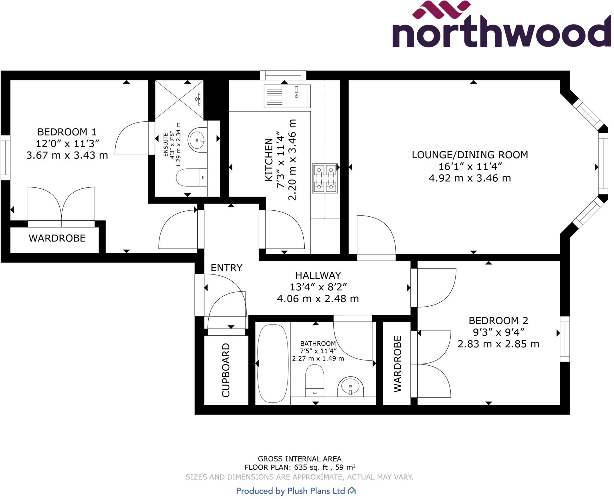 Afton Street, Shawlands floorplan