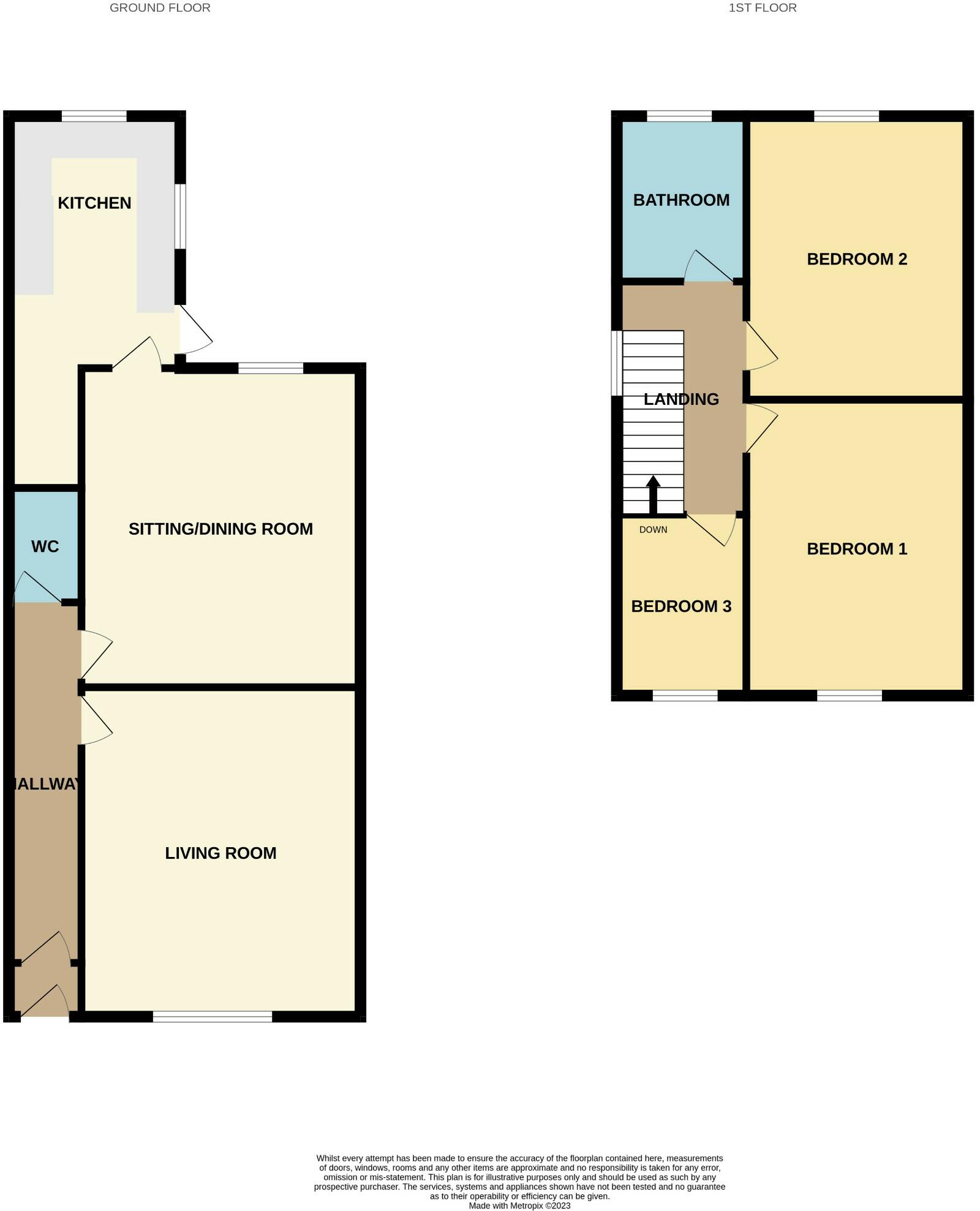 St. Alban Avenue, Cardiff(City), CF14 floorplan