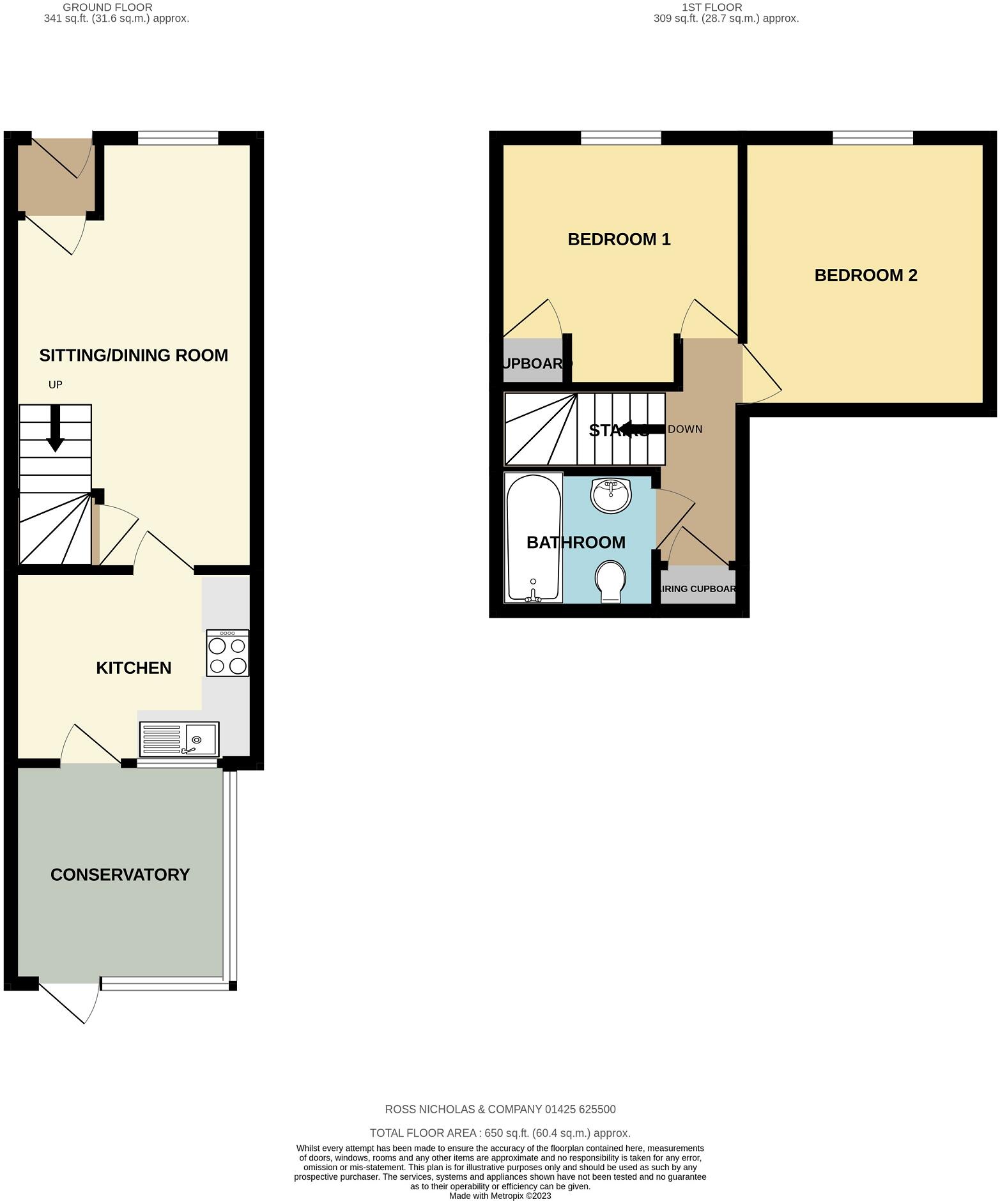 Carisbrooke Court, New Milton, Hampshire. BH25 5UE floorplan