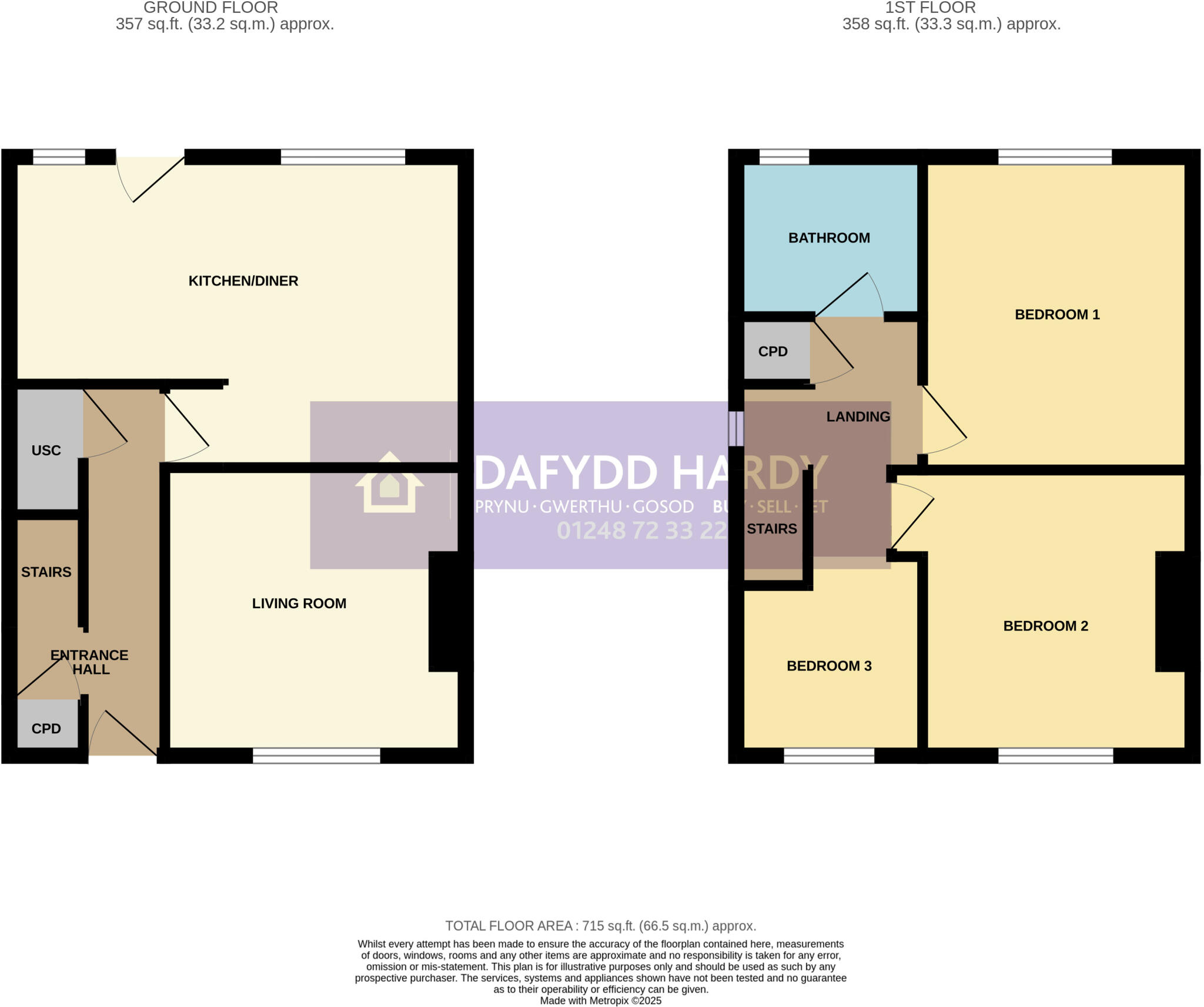 Gwynan Road, Penmaenmawr, Conwy, LL34 floorplan