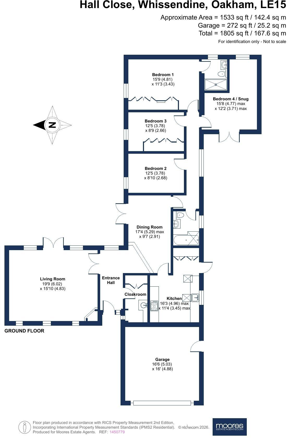 Hall Close, Whissendine, Oakham floorplan