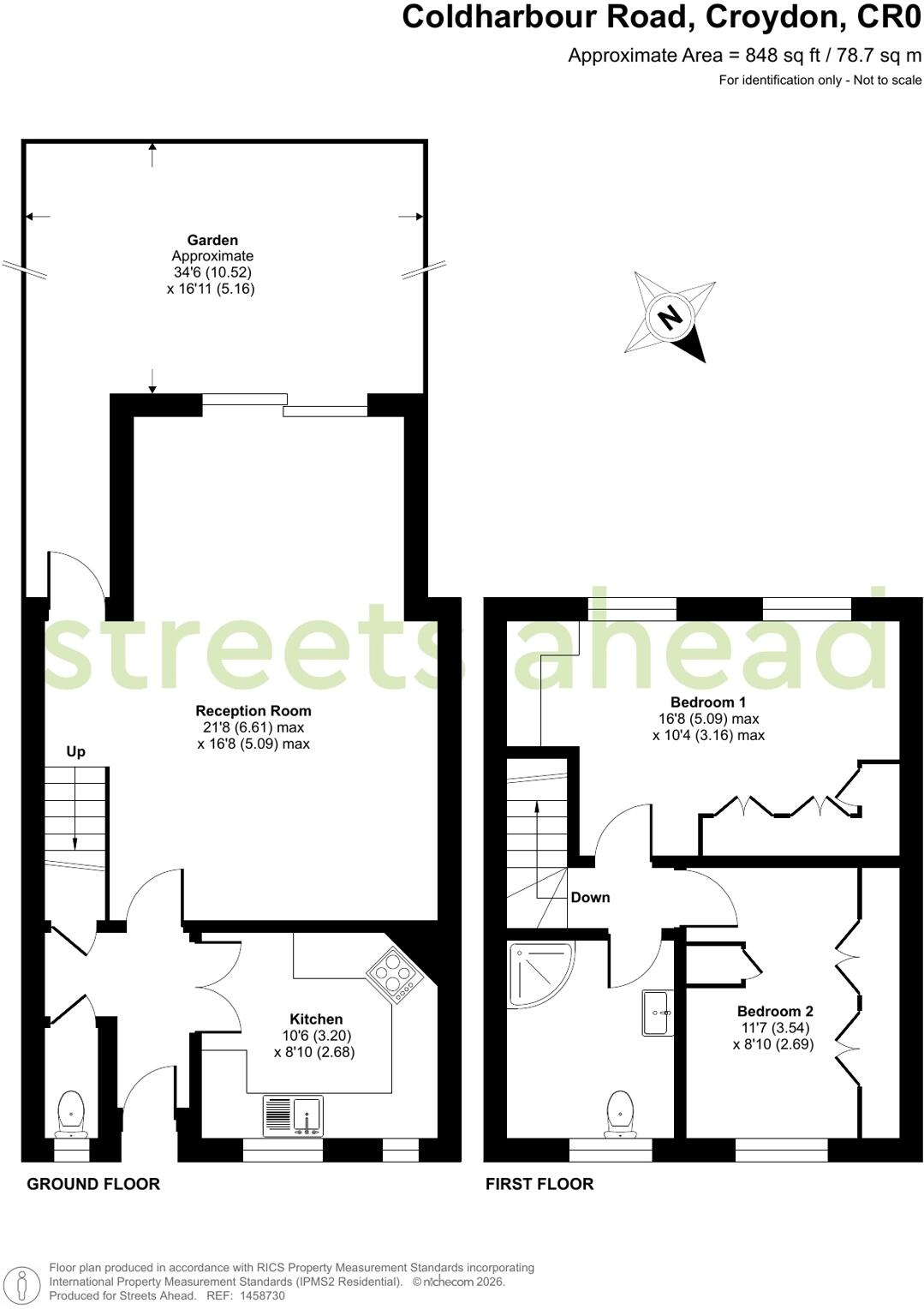 Coldharbour Road, Croydon, CR0 floorplan