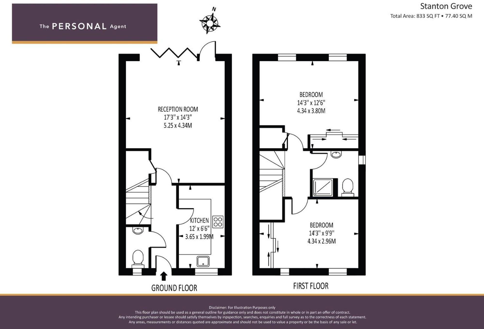 Stanton Grove, Tadworth, KT20 floorplan