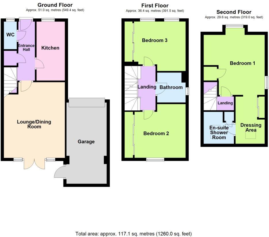 Jenner Close, Melton Mowbray floorplan