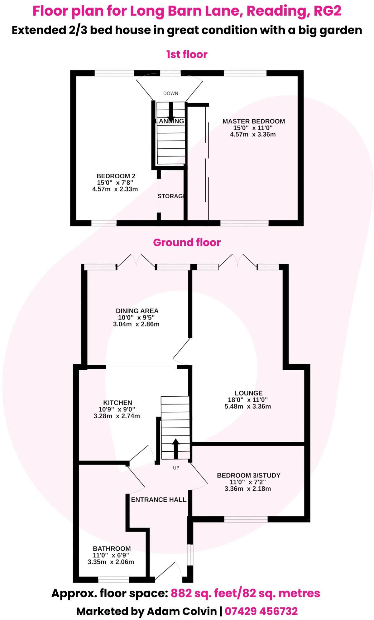 Long Barn Lane, Reading, RG2 floorplan