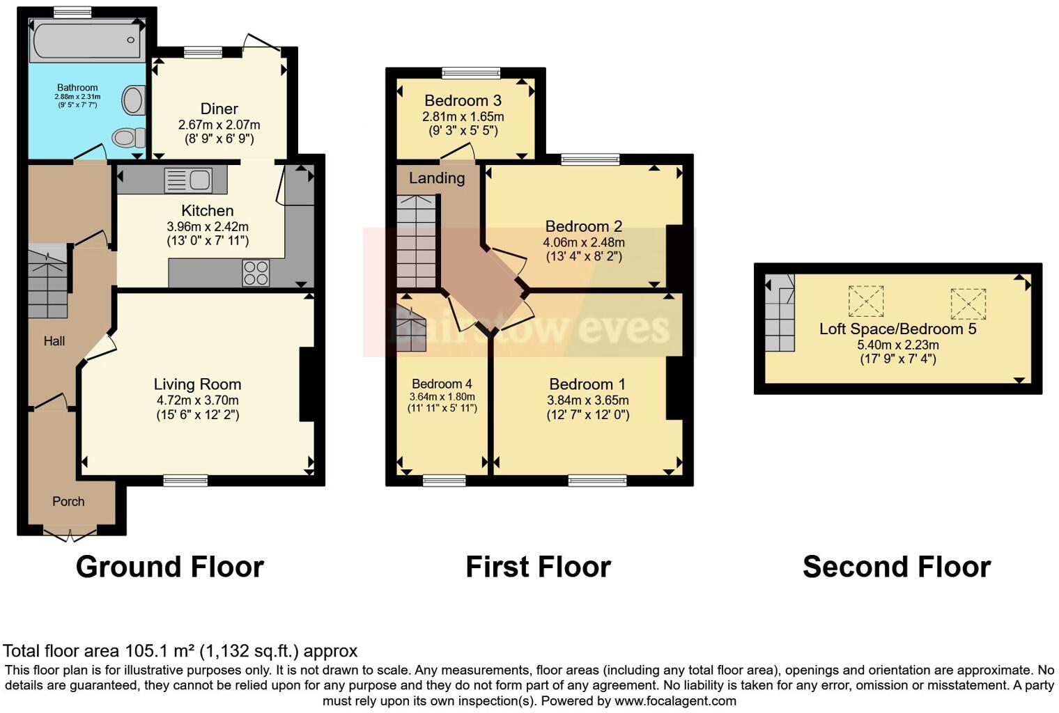 Barrow Grove, Sittingbourne, Kent, ME10 floorplan