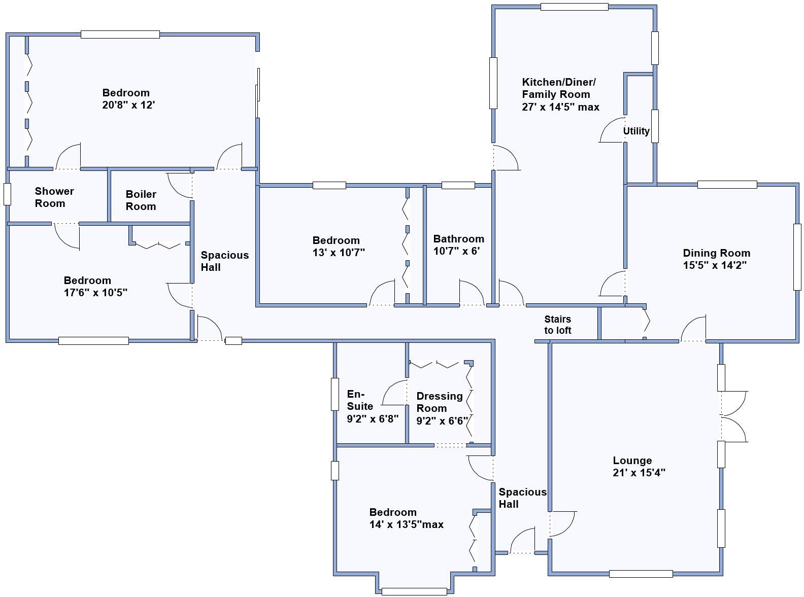 Golf Links Road, Ferndown, Dorset floorplan