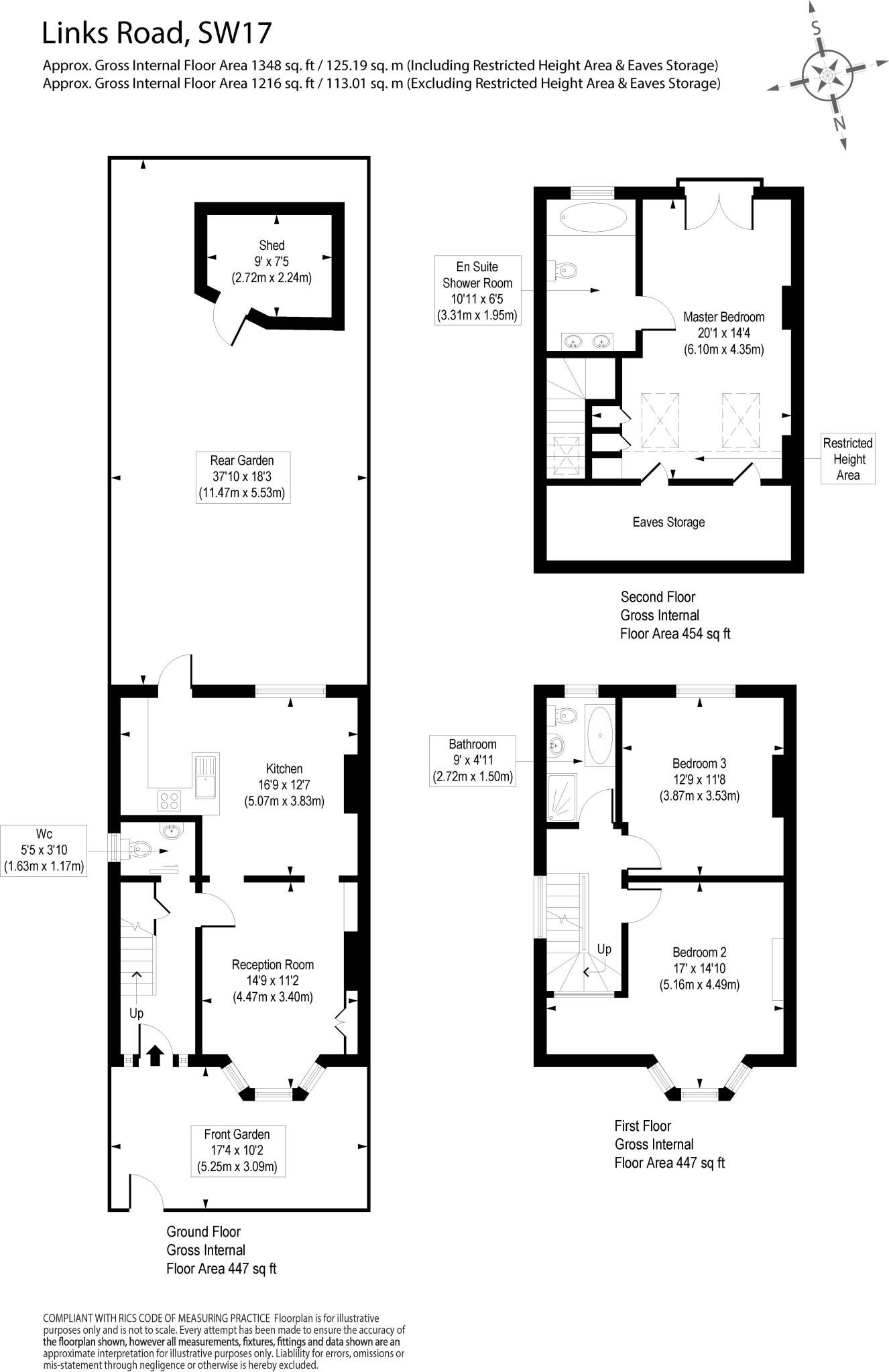 Links Road, London, SW17 floorplan