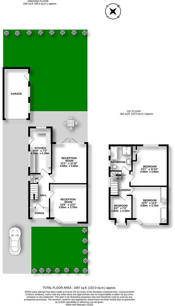 Fieldway, Meols, Wirral floorplan