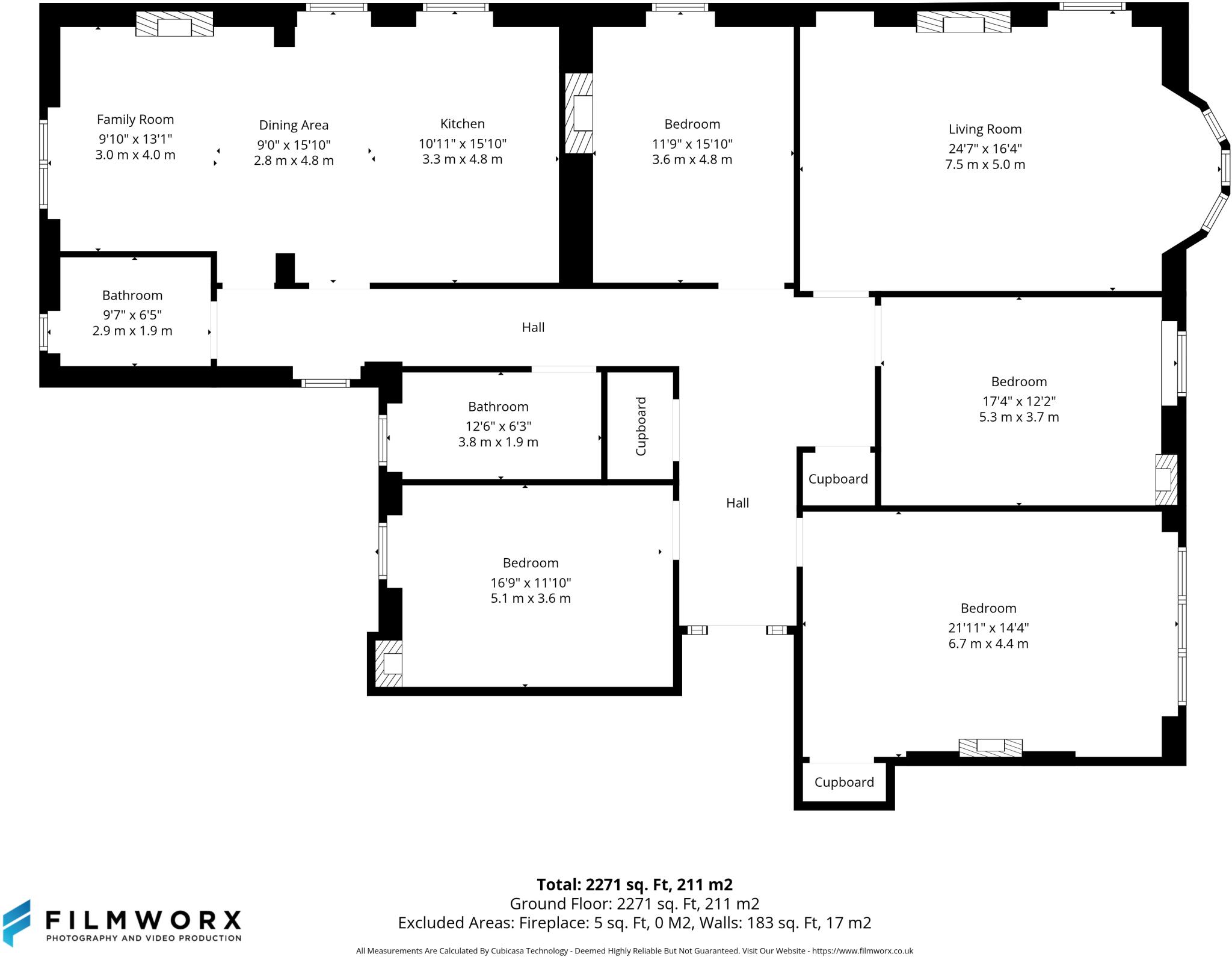 1/1, 12 Clouston Street, Botanics, G20 8QT floorplan