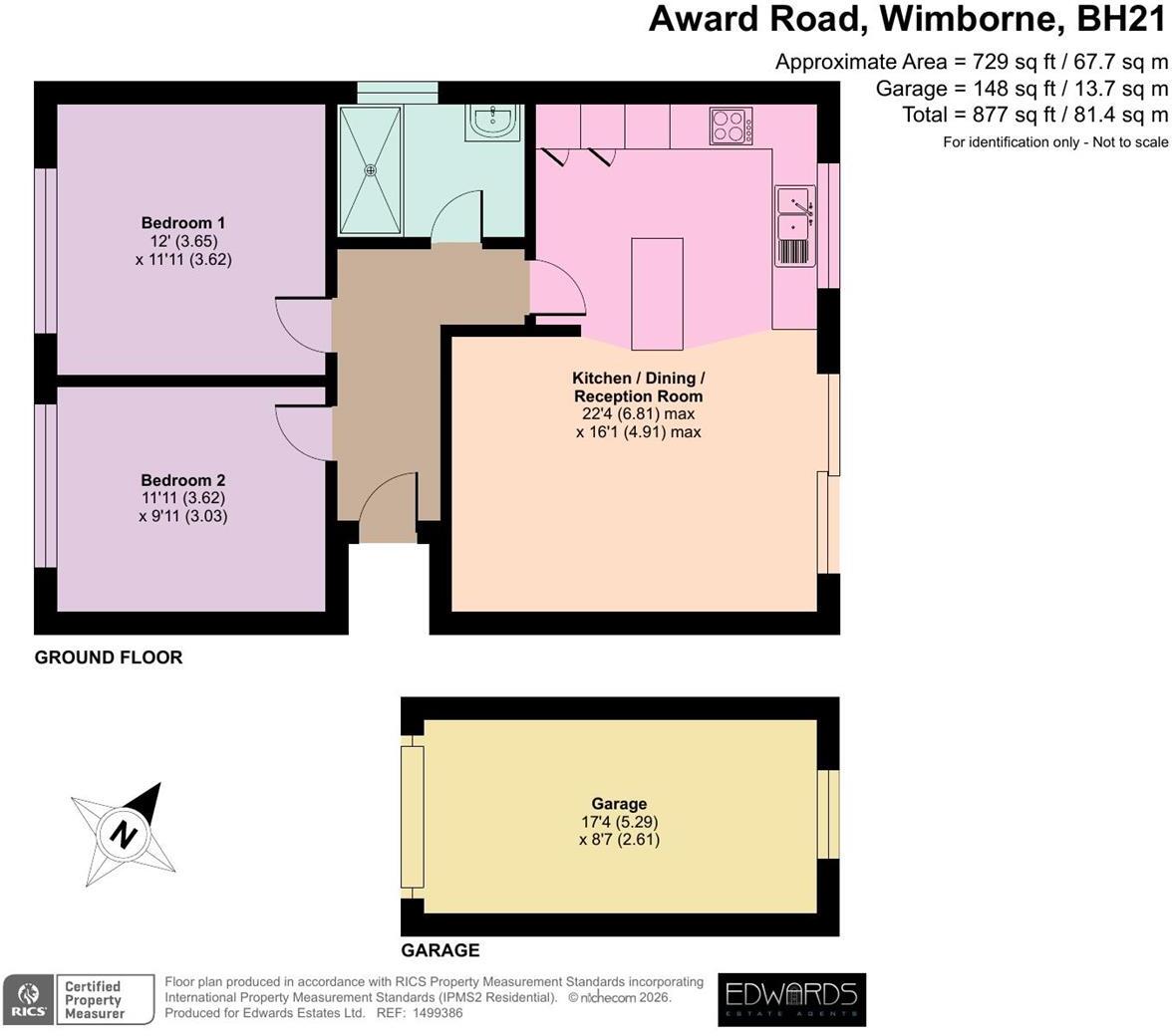 Award Road, Stapehill, Wimborne floorplan
