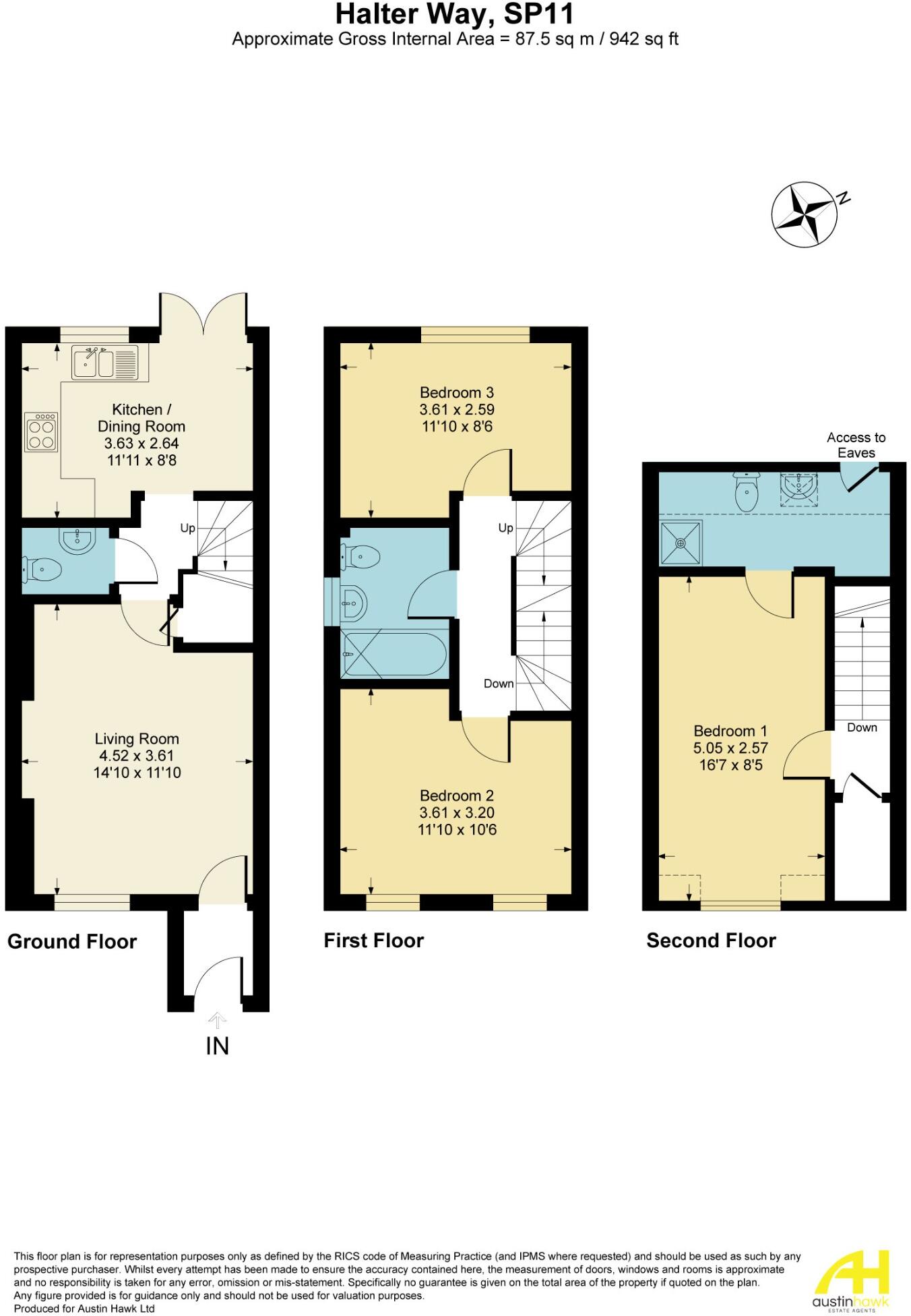 Halter Way, Andover, SP11 6BF floorplan