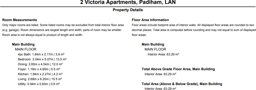 Victoria Apartments, Padiham, Burnley, Lancashire, BB12 floorplan