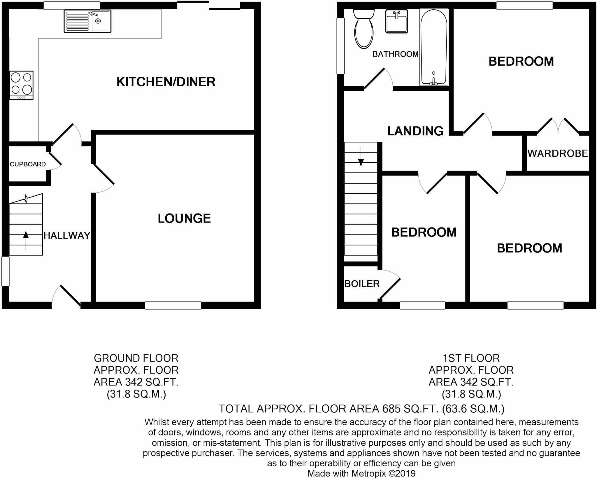 Montgomery Road, Widnes, Cheshire floorplan