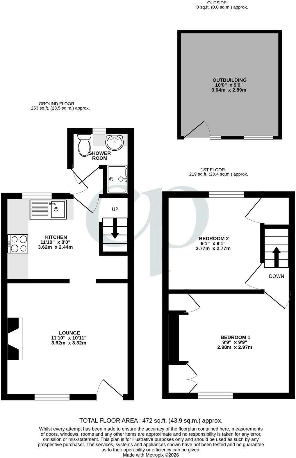 Oliver Street, Ampthill, MK45 floorplan