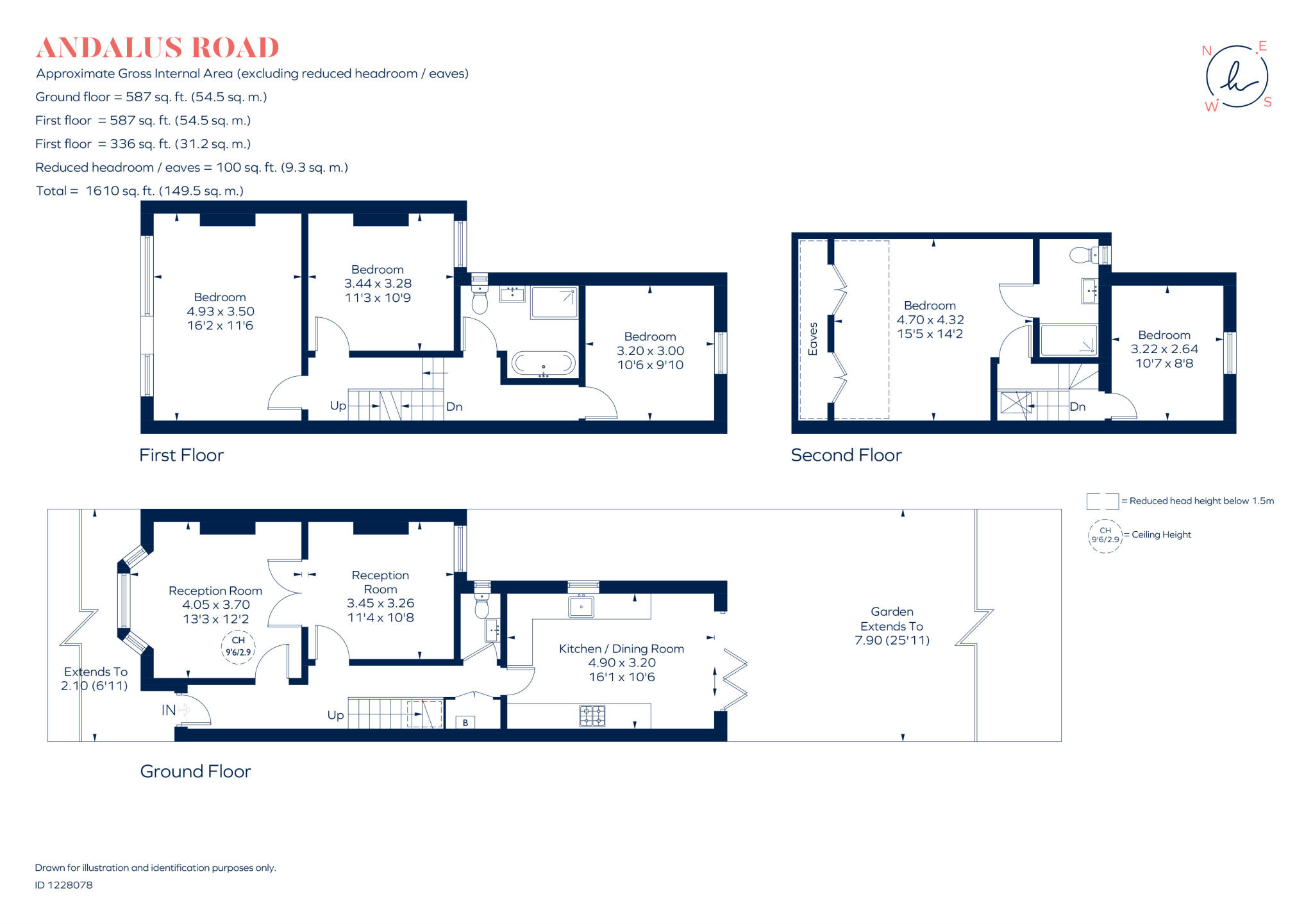 Andalus Road Clapham SW9 floorplan