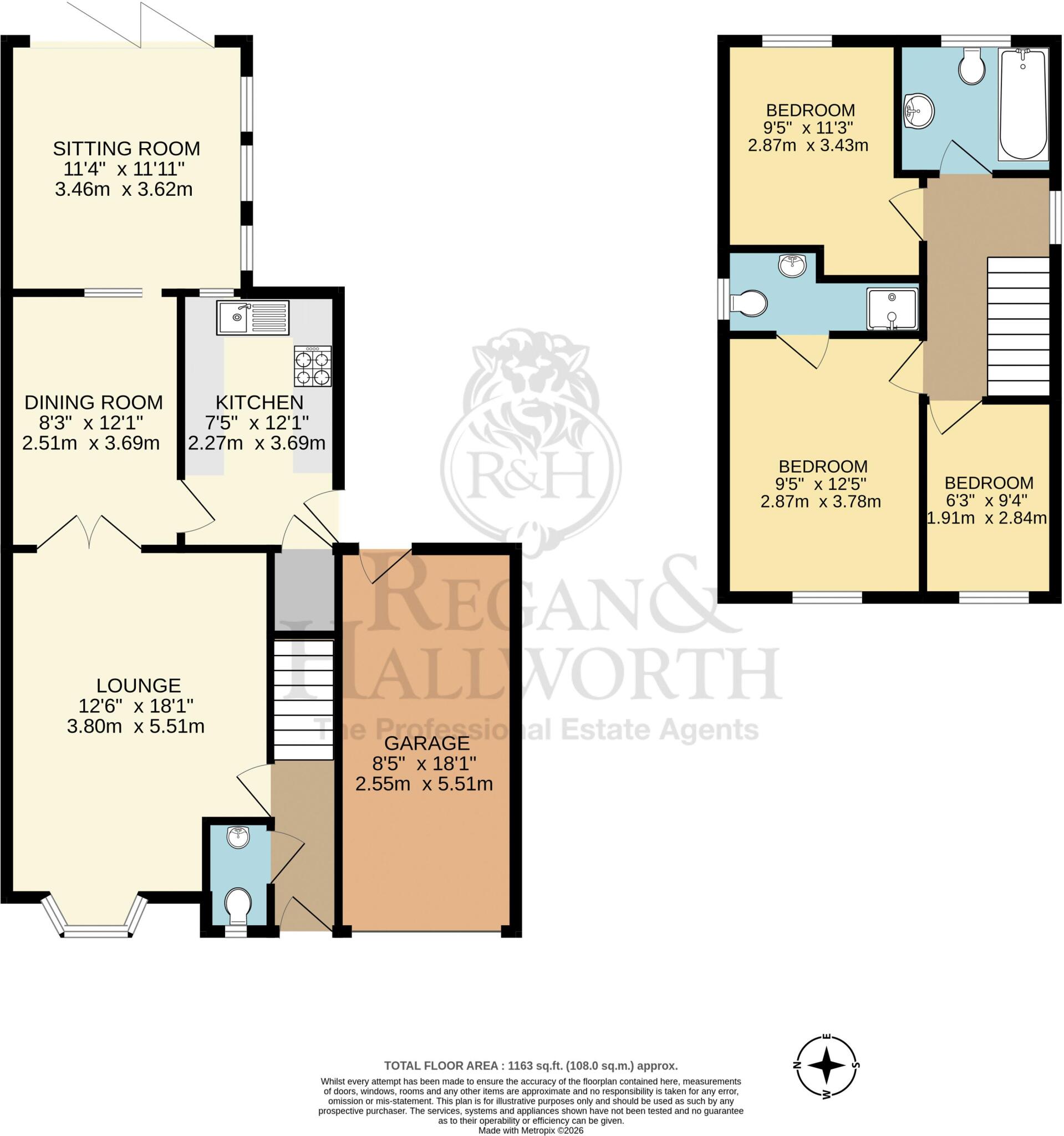 Thistledown Close, Springfield, Wigan, WN6 7PA floorplan