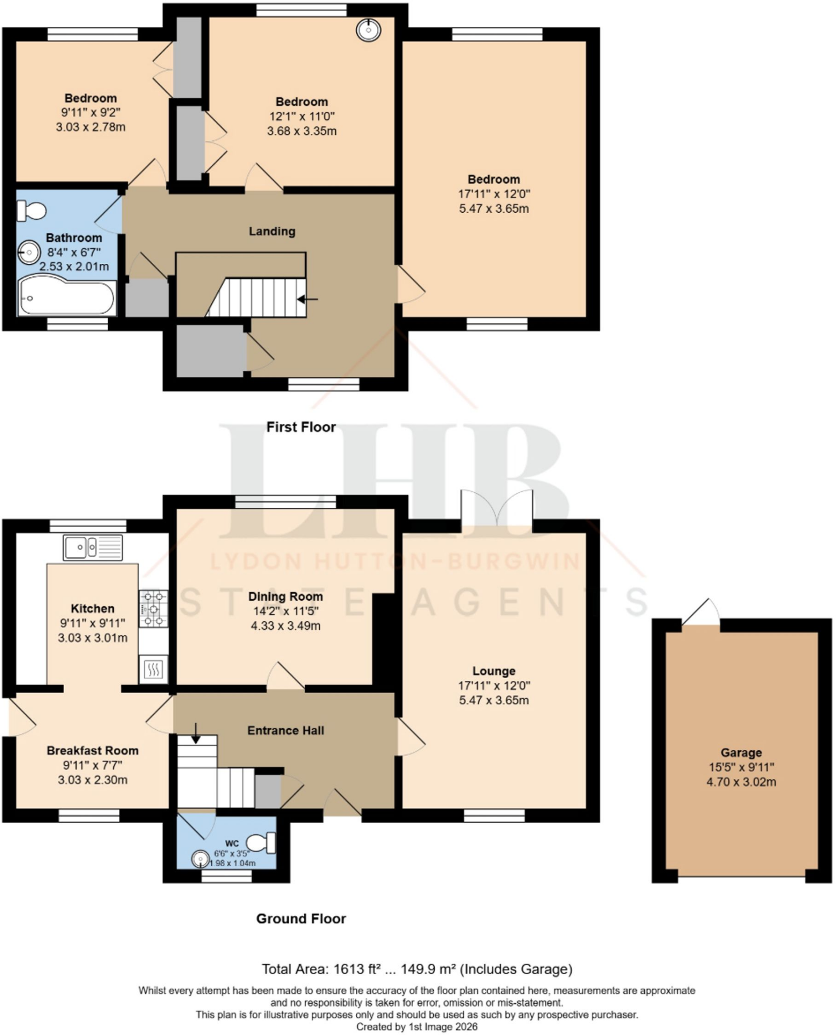 Peregrine Road, Littlehampton, BN17 floorplan