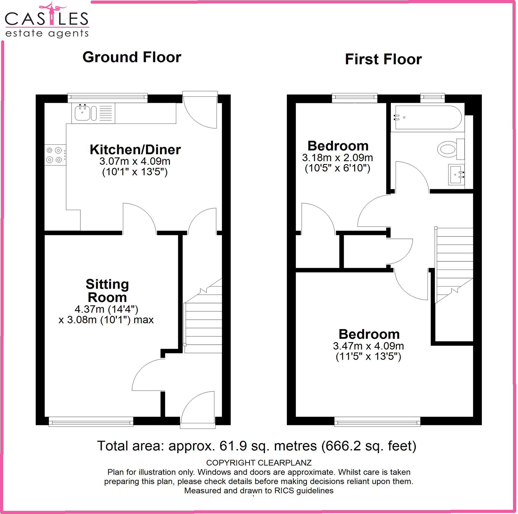 Cornflower Way, Ludgershall, Wiltshire floorplan