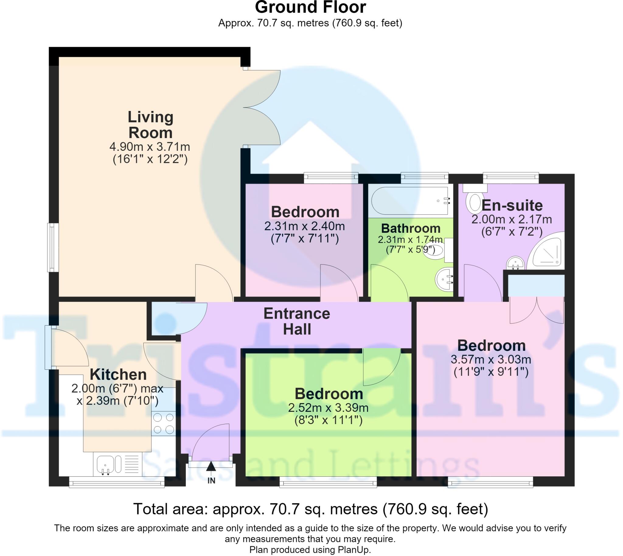 Burleigh Close, Carlton floorplan
